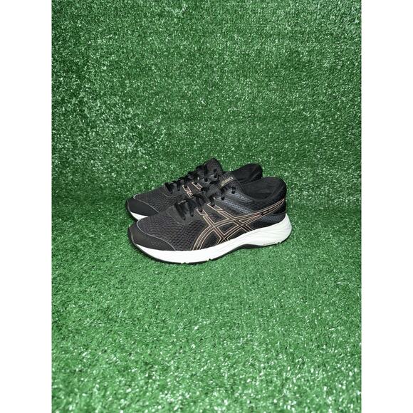 ASICS Gel-Contend Womens Size 7 Black Athletic Sneakers Running Shoes 1012A570 - Picture 3 of 9